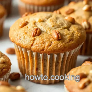 Seriously Good Banana Nut Muffin Recipe | Bakery Style! Recipe Card