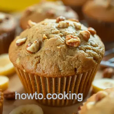 Seriously Good Banana Nut Muffin Recipe | Bakery Style!