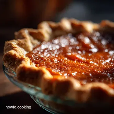 Pumpkin Pie Recipe: Silky Filling Flaky Butter Crust Recipe Card