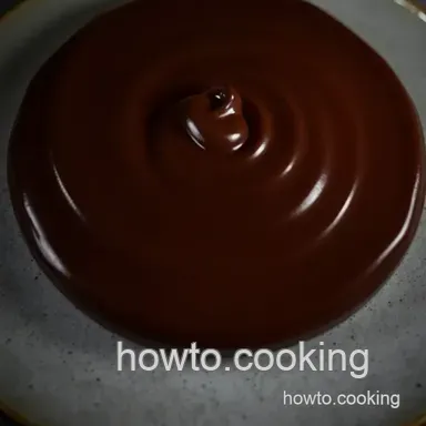 Silky Smooth Chocolate Ganache presentation