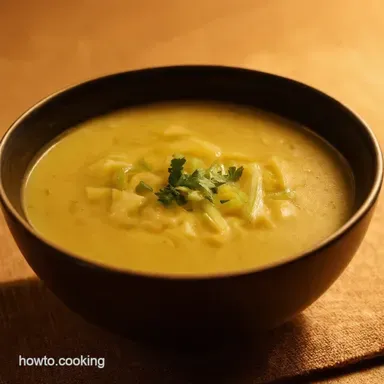 Silky Potato Leek Soup The Ultimate Comfort Food Recipe Card