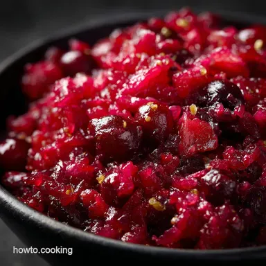 Simple Cranberry Relish: Homemade Holiday Side Ready in 15 Mins