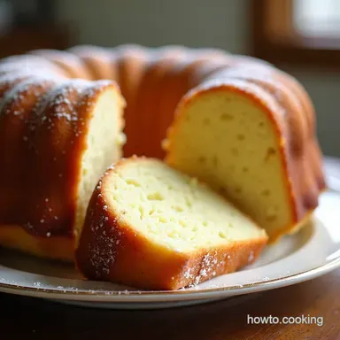 My Secret For Delightfully Moist Vanilla Pound Cake Recipe Card