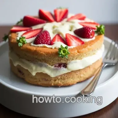 Strawberry Cake Recipe: My Simply Scrumptious Version! Recipe Card