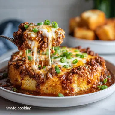 Sloppy Joe Dip with Cream Cheese in 25 Minutes Recipe Card