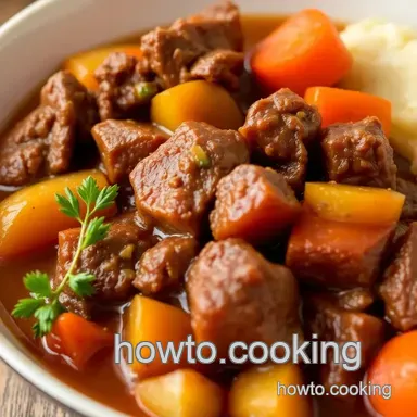 Slow Cooked Beef Stew: Comfort in Every Bite Recipe Card