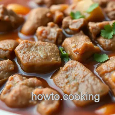 My Family' s Favorite Slow Cooked Menudo - Hearty Mexican Delight