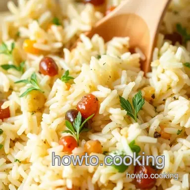 Warm & Cozy Slow Cooked Rice with Herbs for Comfort: A Family Favorite Recipe Card