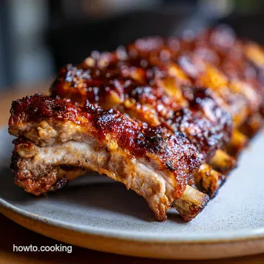 Slow Cooker Baby Back Ribs for 4 Servings