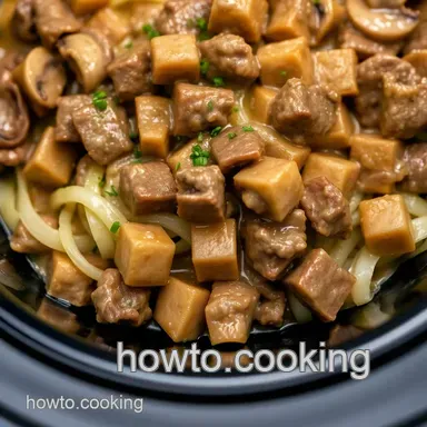 Easy Slow Cooker Beef Stroganoff Recipe: A Comforting Family Favorite Recipe Card