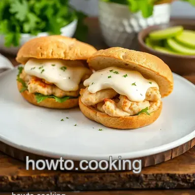 Ultimate Slow Cooker Chicken Creamy Ranch Sandwiches: A Cozy Comfort Food! Recipe Card