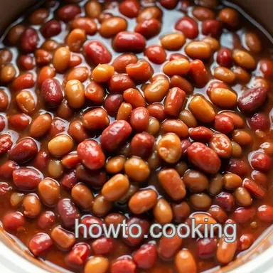 Easy & Savory Baked Beans in Crock Pot: My Family's Favorite Recipe Recipe Card