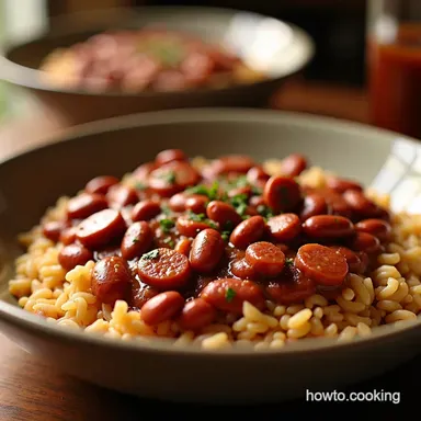 The Ultimate Creamy Red Beans and Rice Traditional Louisiana Recipe Recipe Card