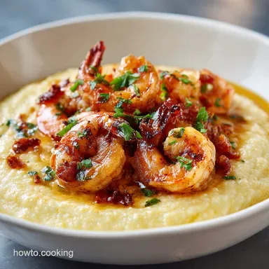 Shrimp and Grits Recipe for 4 Servings