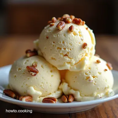 Homemade Butter Pecan Ice Cream Southern Charm in Every Scoop