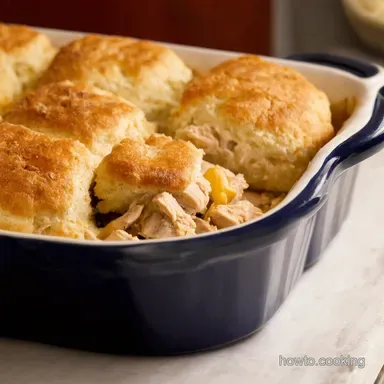 Chicken and Biscuit Casserole Southern Comfort in Every Bite Recipe Card