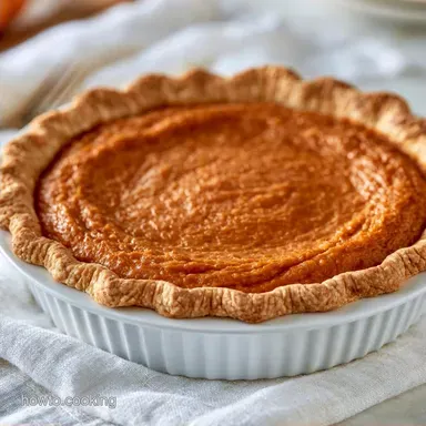 Sweet Potato Pie with Roasted Puree