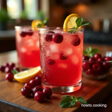 Sparkling Cranberry Punch Recipe Easy Ginger Citrus Fizz Recipe Card