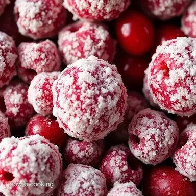 Sparkling Sugared Cranberries: The Easiest Festive Treat! Recipe Card