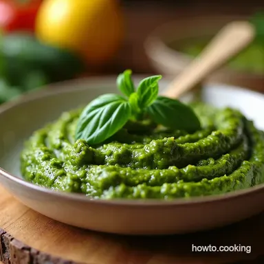 Making Pesto Is Easier Than Speedy Basil Pesto Recipe Recipe Card