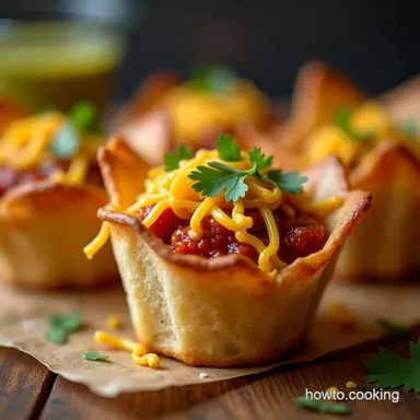 The Ultimate Speedy Crescent Roll Taco Cups Recipe Recipe Card