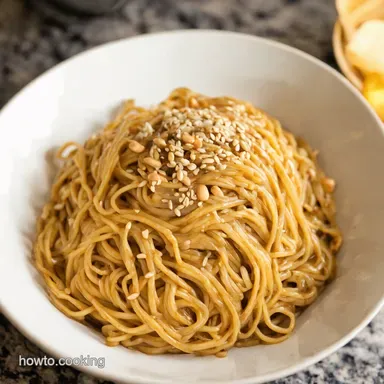 Speedy Sesame Peanut Noodles Better Than Takeout Recipe Card