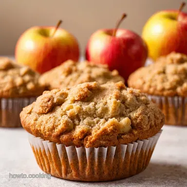 Spiced Apple Crumble Muffins Recipe Autumn Baking Made Easy Recipe Card
