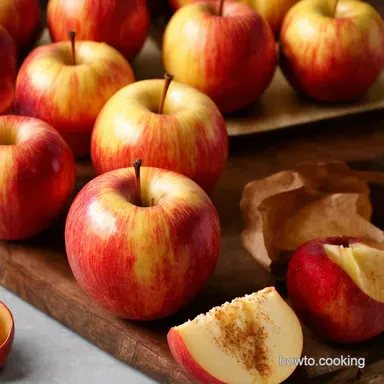 Spiced Baked Apples Easy Autumn Apple Baking Sorted Recipe Card