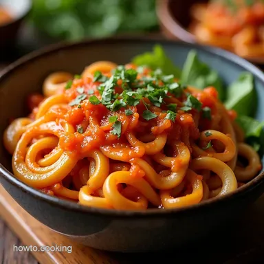 Stream the East with Spicy Kimchi Udon thestreamseastto Recipe Card