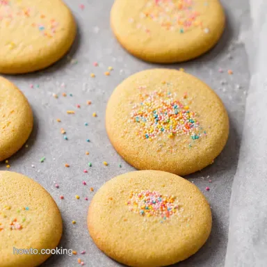 Sprinkletastic Sugar Cookies Easy Rainbow Treats Recipe Card