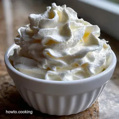 Heavy Whipping Cream: Perfect Stabilized Whipped Topping Recipe Card