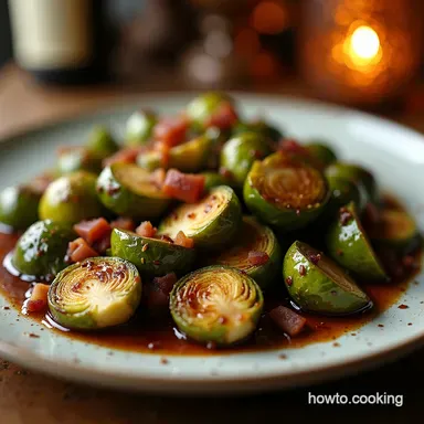 The Best StickySweet Balsamic Roasted Brussels Sprouts Recipe Card