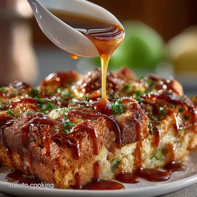 Sticky Salted Caramel Apple Bread Pudding Best Bread Pudding Recipe