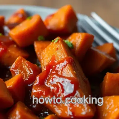 Sticky-Sweet Bourbon Glazed Candied Sweet Potatoes
