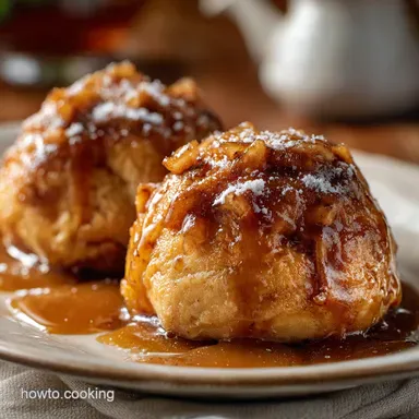Speedy Sticky Toffee Instant Pot Apple Dumplings Recipe Recipe Card