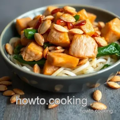 Easy & Delicious Stir-Fry Chicken with Chopped Almonds: A Family Favorite! Recipe Card