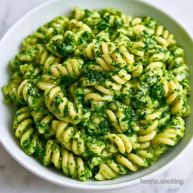 Store Bought Pesto Pasta Hack: Creamy Recipe Card