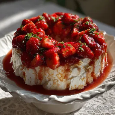 Strawberry Angel Food Dessert: 15-Minute No-Bake Treat
