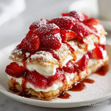 Strawberry Eclair Cake Recipe for 15 Servings