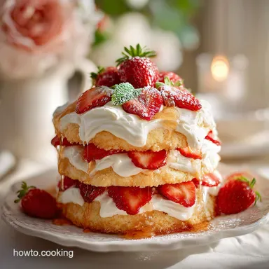 Strawberry Heaven On Earth Cake No-Bake