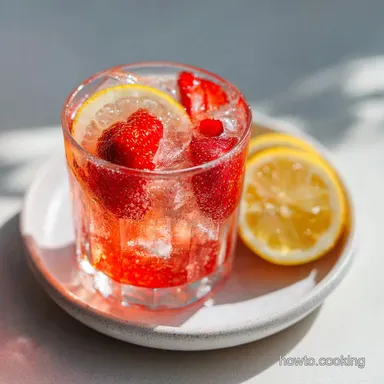 Strawberry Lemonade Cocktail in 25 Minutes Recipe Card
