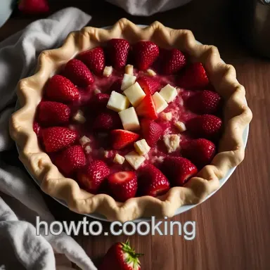 Strawberry Rhubarb Pie: A Perfectly Tart and Sweet Classic presentation