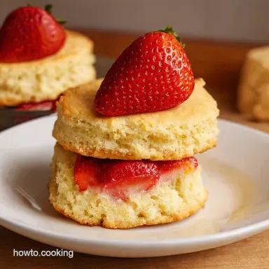 Strawberry Shortcake Classic Biscuits Southern Charm Recipe Card