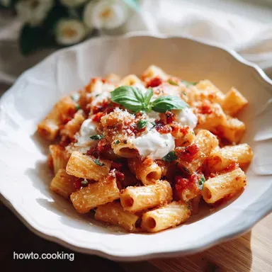 Stuffed Ziti Fritta Recipe for 8 Servings Recipe Card