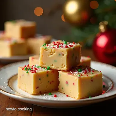 Sugar Cookie Fudge Recipe A Christmas Cracker Recipe Card