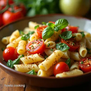 SunKissed Cold Mediterranean Pasta Salad Taste the Aegean Recipe Card