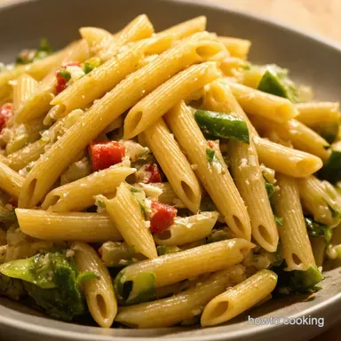 SunKissed Mediterranean Pasta Salad Taste the Aegean Recipe Card