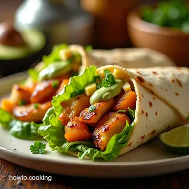 Sunshine Grilled Chicken Wrap with Avocado Crema Recipe Card