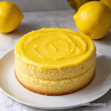 Sunshine lemon cake with lemon frosting My Best Lemon Drizzle Cake Recipe Card