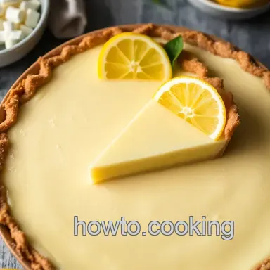 Sunshine lemon pie: A Classic Comfort presentation